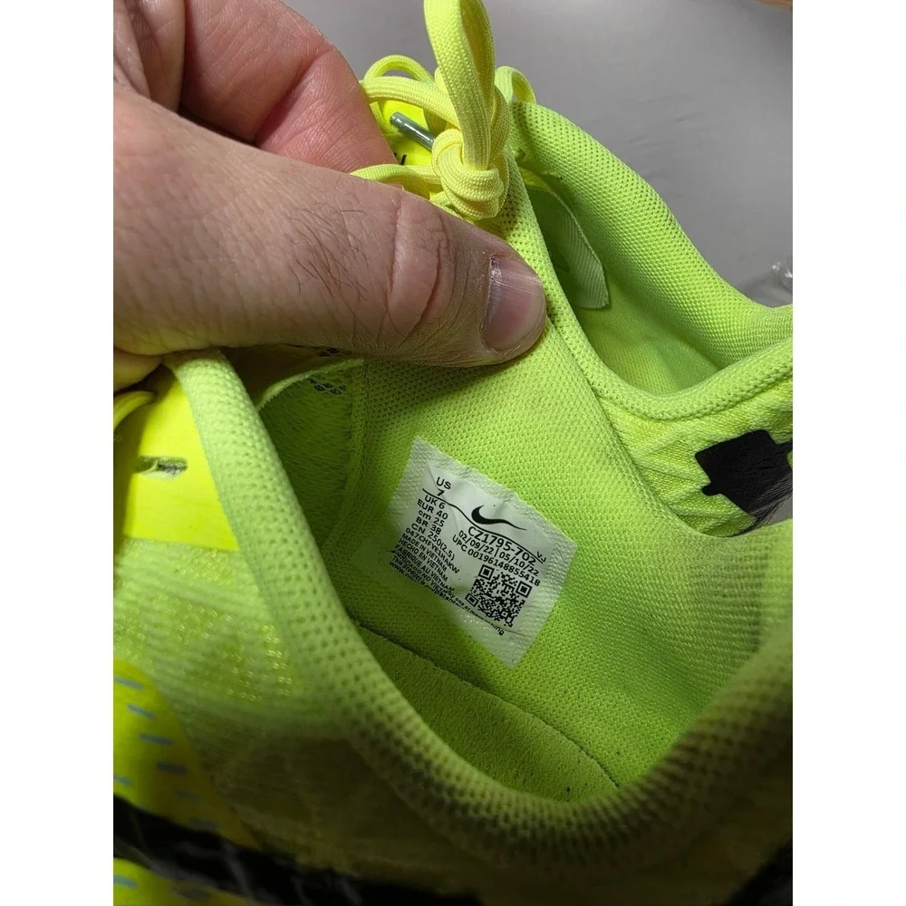 Nike Zoom Rival XC Volt Yellow Cross Country Spikes CZ1795-702 Mens 7 Womens 8.5